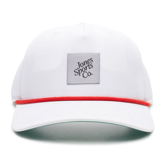 JSC Patch Rope Hat - White/Red